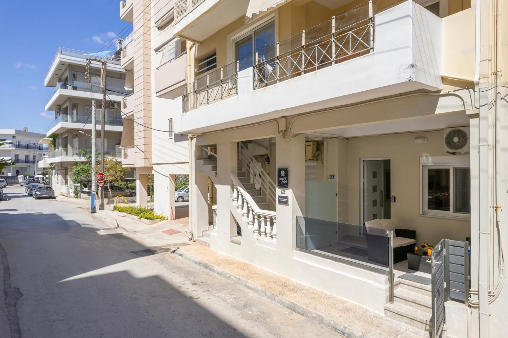 Luxury Pearl, Steps To The Beach 干尼亞 外观 照片